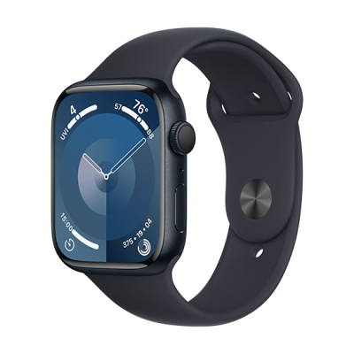 Watch Apple Watch Series 9 GPS 45mm Midnight Aluminium Case with Sport Band S/M - Midnight