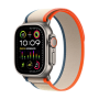 Watch Apple Watch Ultra 2 LTE 49mm Titanium Case with Trail Loop S/M - Orange/Beige