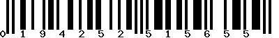 EAN-13 : 0194252515655