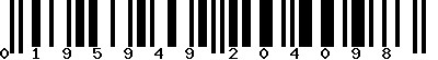 EAN-13 : 0195949204098