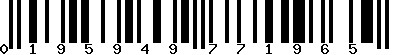 EAN-13 : 0195949771965