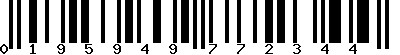 EAN-13 : 0195949772344