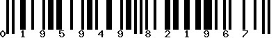 EAN-13 : 0195949821967