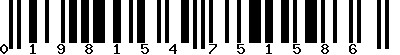 EAN-13 : 0198154751586