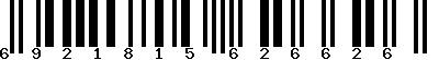 EAN-13 : 6921815626626