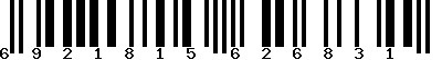 EAN-13 : 6921815626831