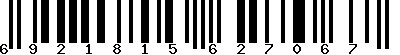 EAN-13 : 6921815627067