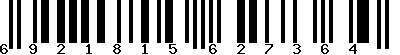 EAN-13 : 6921815627364