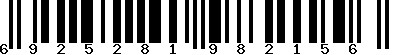 EAN-13 : 6925281982156