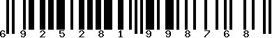 EAN-13 : 6925281998768