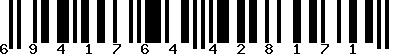 EAN-13 : 6941764428171