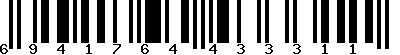 EAN-13 : 6941764433311