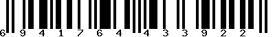 EAN-13 : 6941764433922