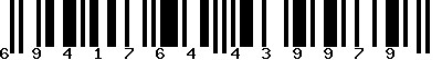 EAN-13 : 6941764439979