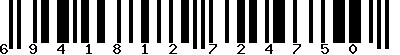 EAN-13 : 6941812724750