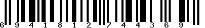 EAN-13 : 6941812744369