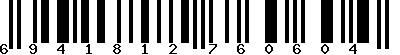 EAN-13 : 6941812760604