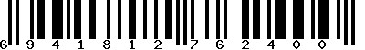 EAN-13 : 6941812762400