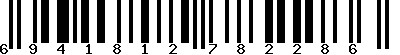 EAN-13 : 6941812782286