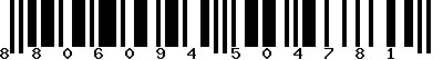 EAN-13 : 8806094504781
