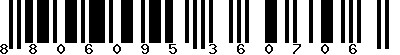 EAN-13 : 8806095360706