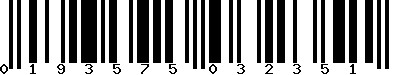 EAN-13 : 0193575032351