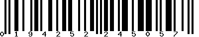 EAN-13 : 0194252245057
