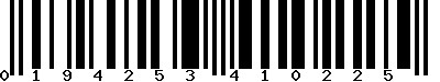 EAN-13 : 0194253410225