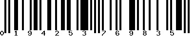 EAN-13 : 0194253769835