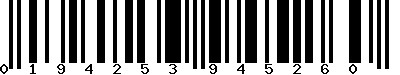 EAN-13 : 0194253945260
