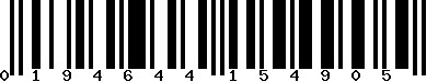 EAN-13 : 0194644154905