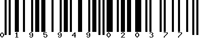 EAN-13 : 0195949020377