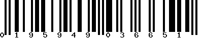 EAN-13 : 0195949036651