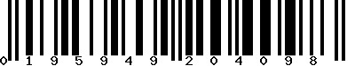 EAN-13 : 0195949204098