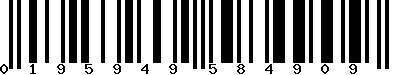 EAN-13 : 0195949584909