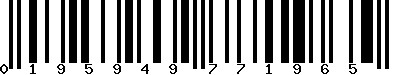 EAN-13 : 0195949771965