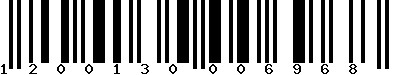 EAN-13 : 1200130006968