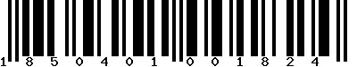 EAN-13 : 1850401001824