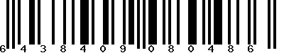 EAN-13 : 6438409080486