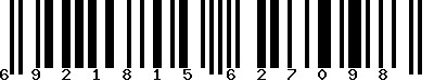EAN-13 : 6921815627098