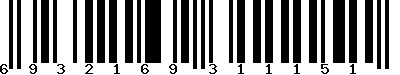 EAN-13 : 6932169311151