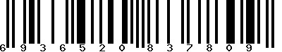 EAN-13 : 6936520837809