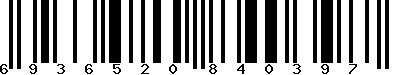 EAN-13 : 6936520840397