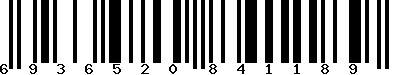 EAN-13 : 6936520841189