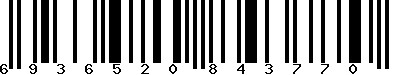 EAN-13 : 6936520843770