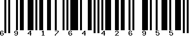 EAN-13 : 6941764426955