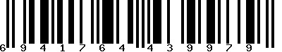 EAN-13 : 6941764439979