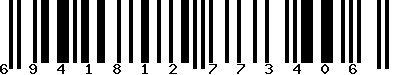 EAN-13 : 6941812773406