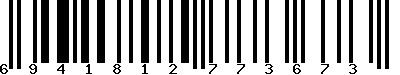 EAN-13 : 6941812773673