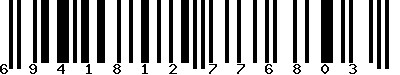 EAN-13 : 6941812776803